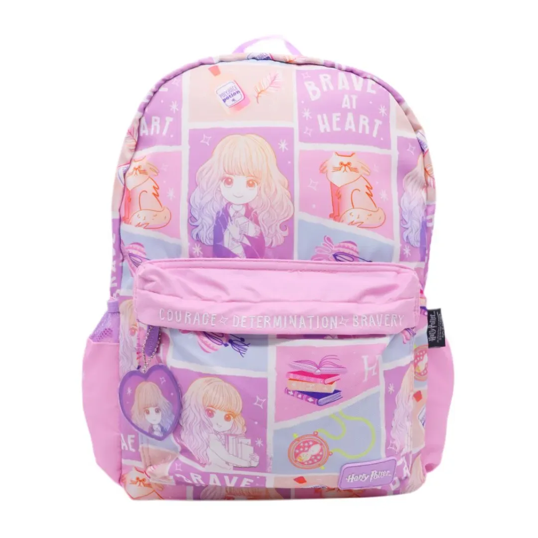 Set Escolar Mochila Lonchera Cartuchera Premium Teens Harry Potter Hermione1