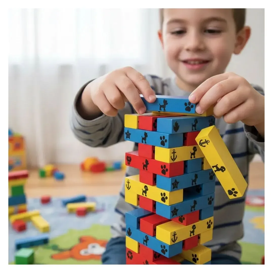 Paw Patrol Spin Master Games Torre De Bloques Para Niños4