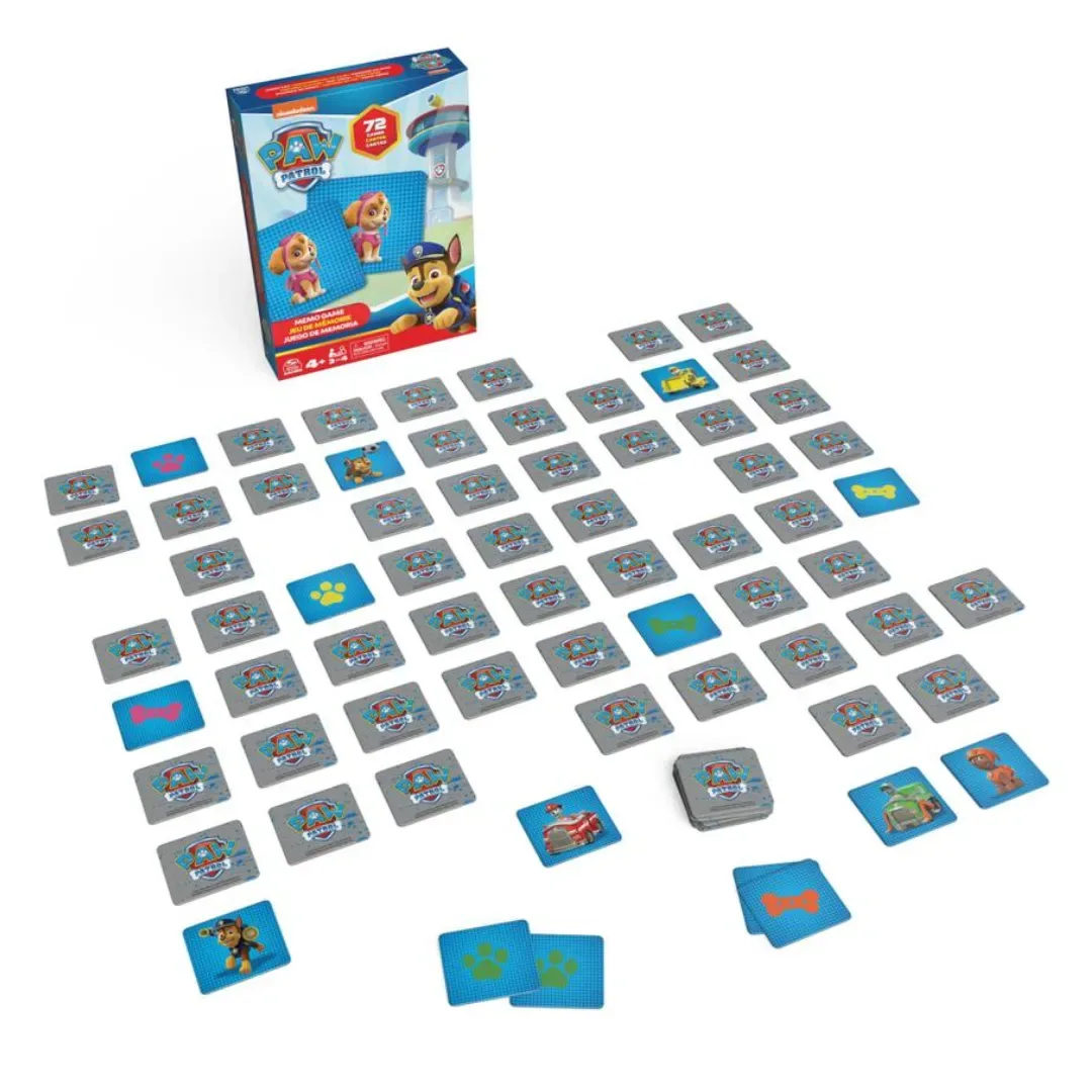 Juego de Memoria Paw Patrol 72 Pzas1