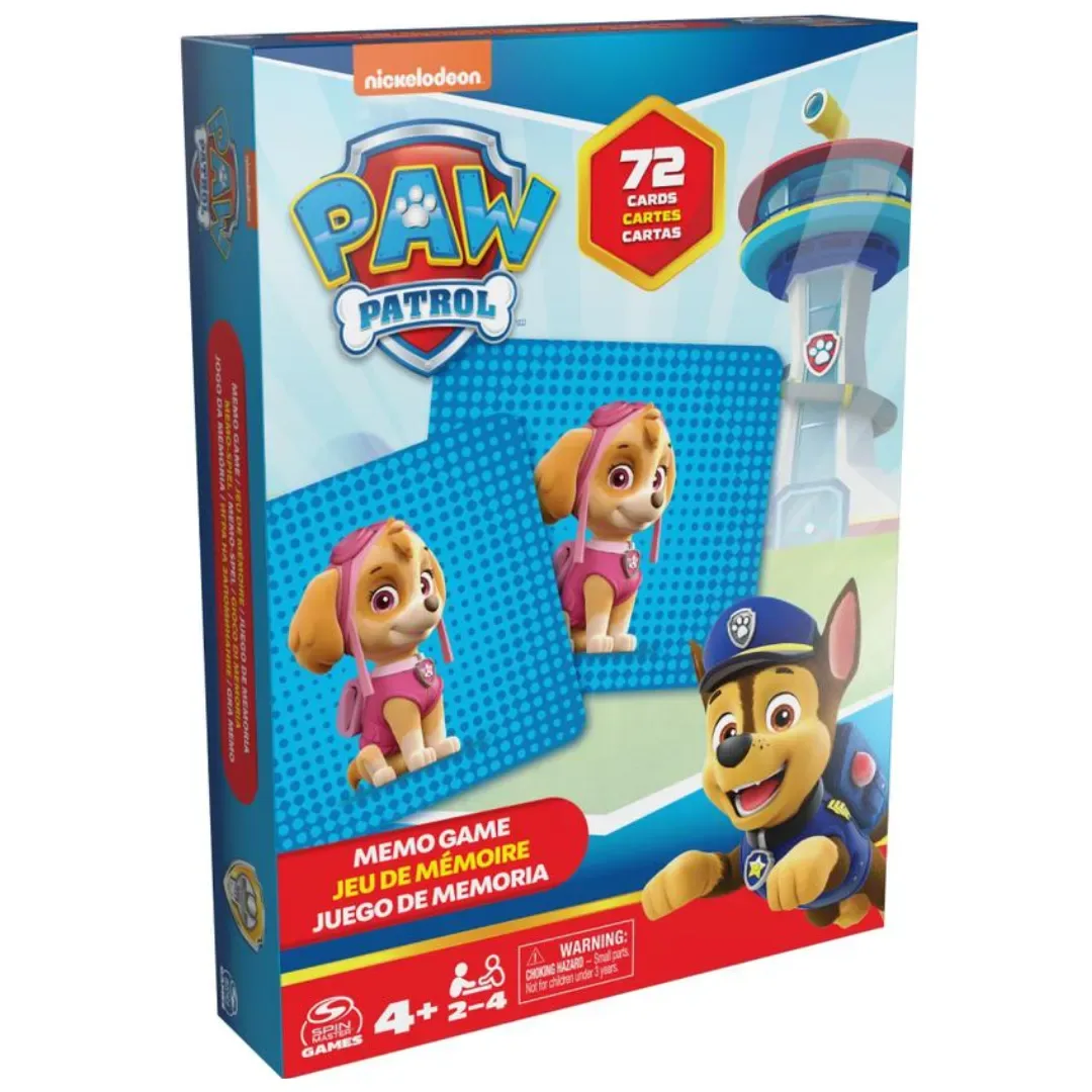 Juego de Memoria Paw Patrol 72 Pzas2