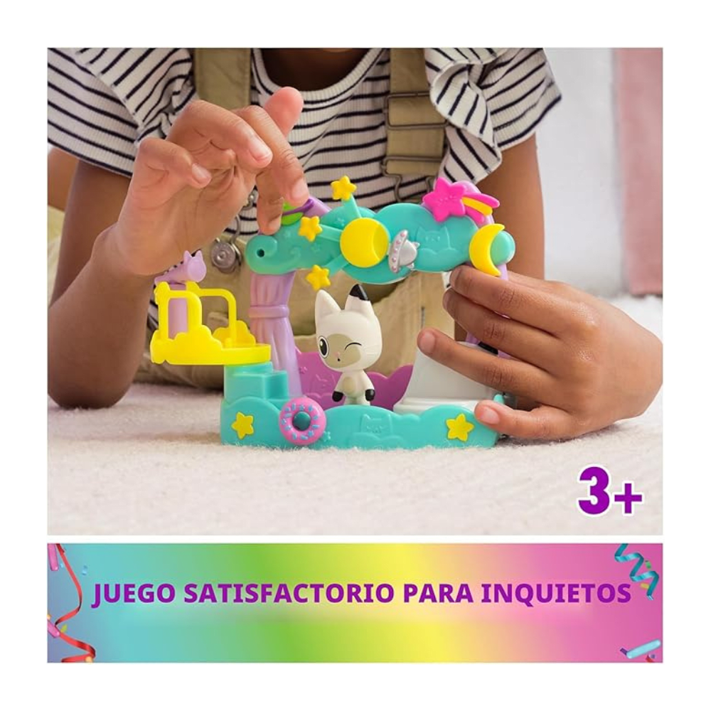 Set Balcón Gabbys Dollhouse Con Mirador de Ensueño Pandy Paws3
