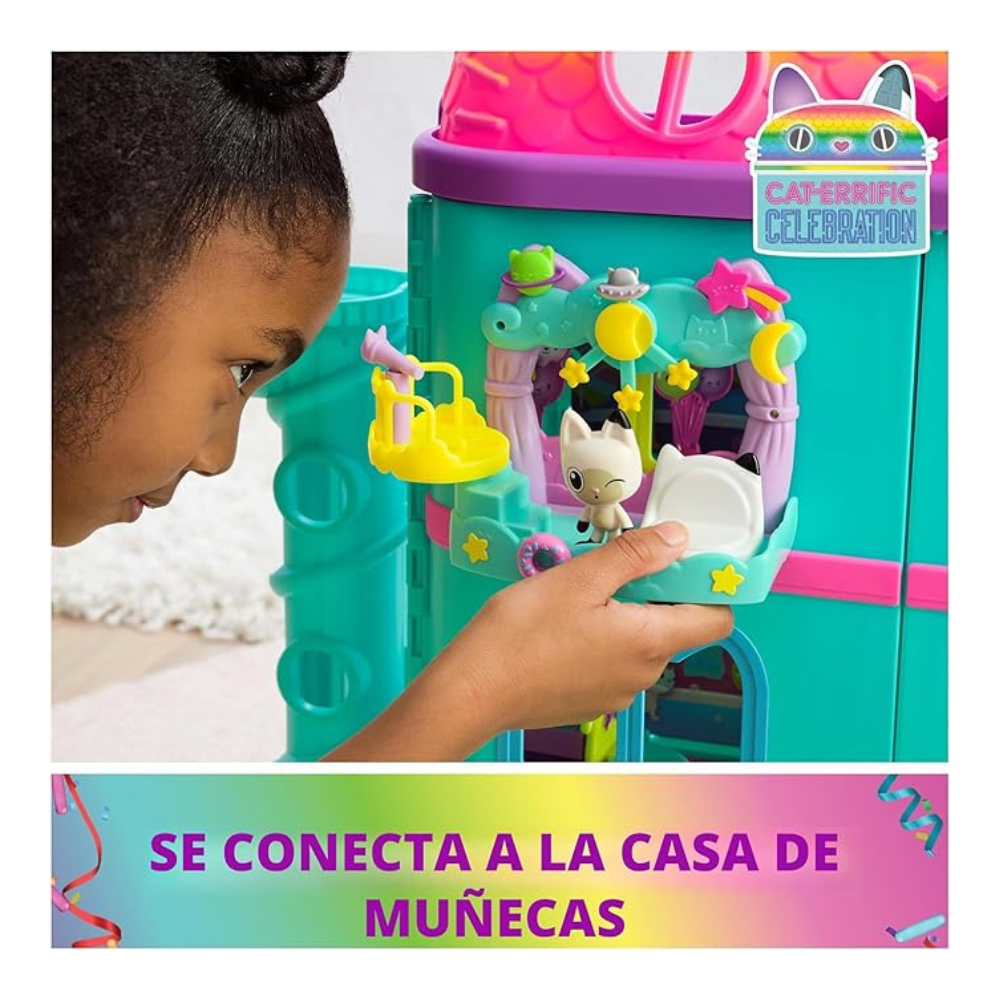 Set Balcón Gabbys Dollhouse Con Mirador de Ensueño Pandy Paws4