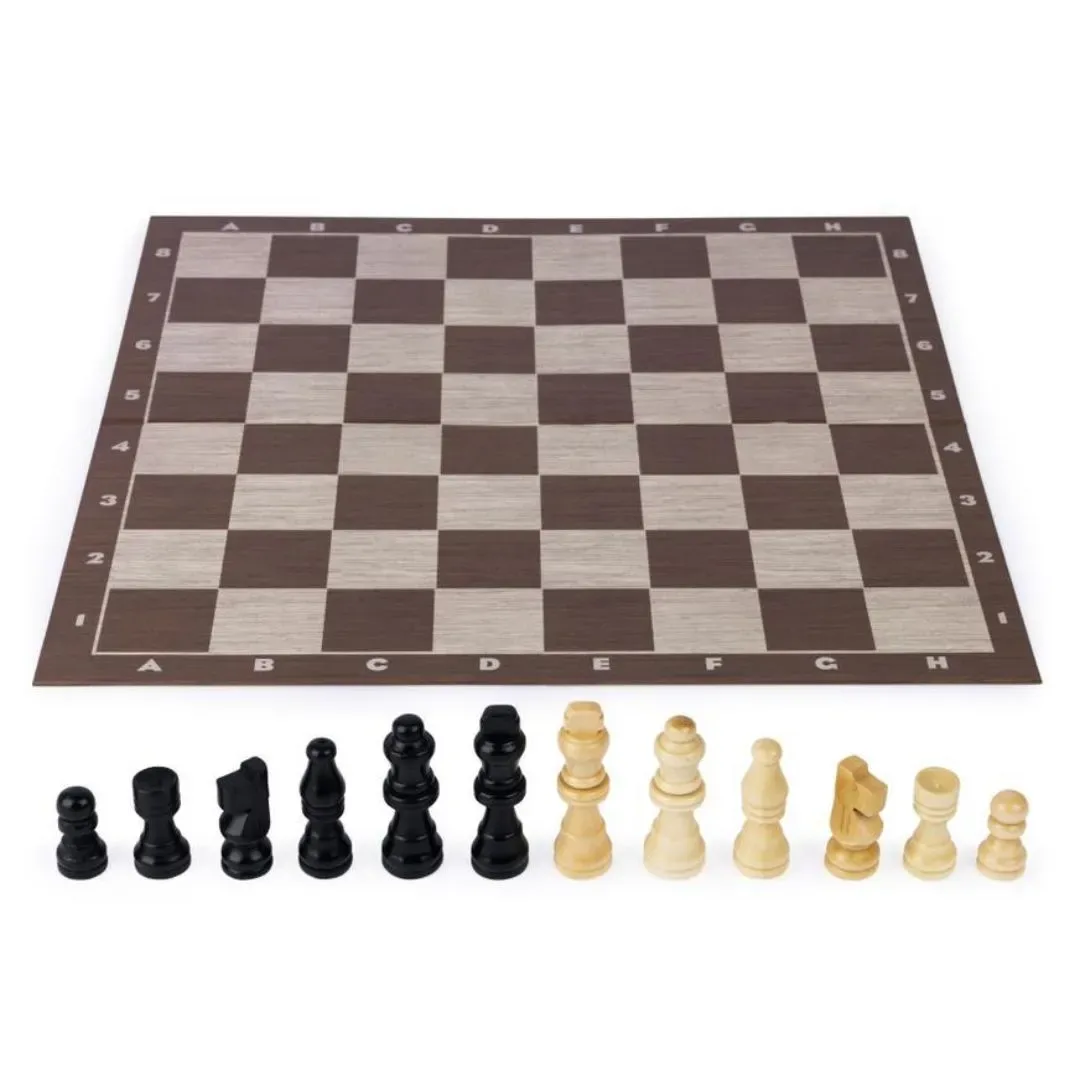 Juego De Mesa Spin Master Games Ajedrez De Madera2
