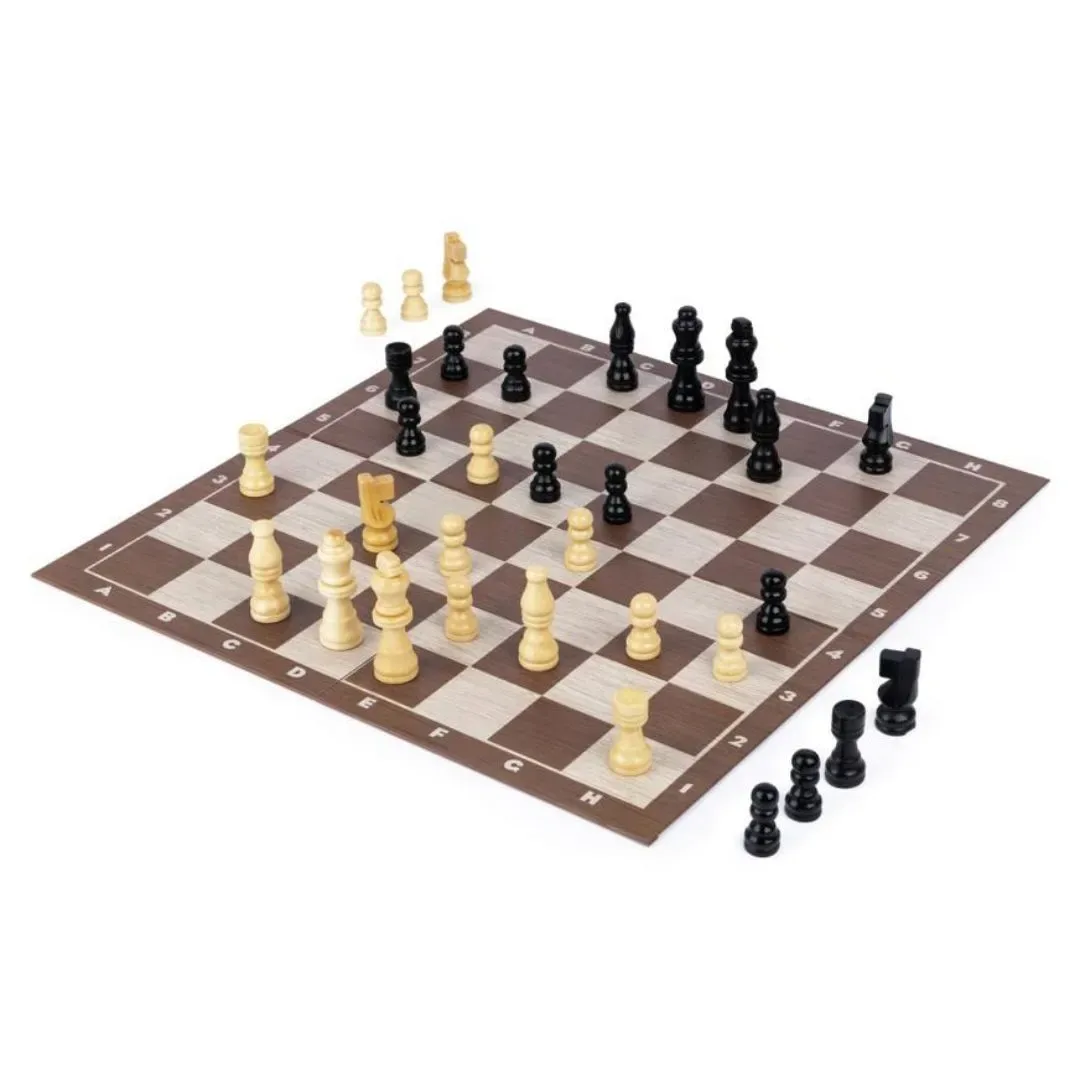 Juego De Mesa Spin Master Games Ajedrez De Madera3
