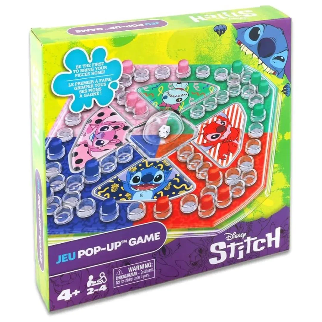 Juego de Mesa Pop-Up Stitch Disney con Tablero para Niños1