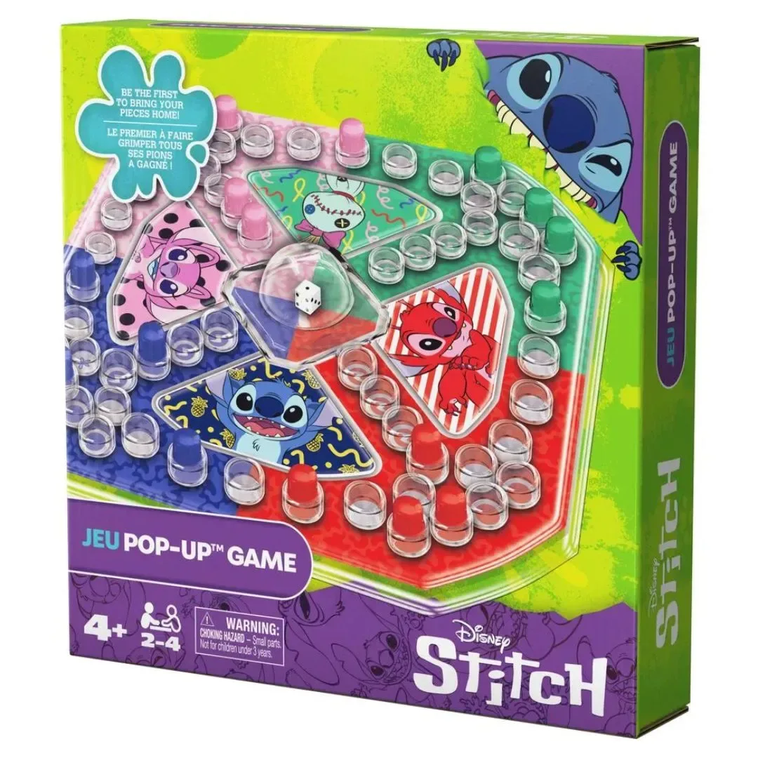 Juego de Mesa Pop-Up Stitch Disney con Tablero para Niños3