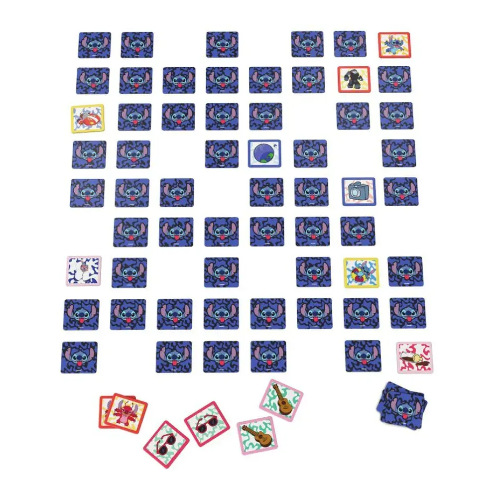 Juego De Memoria Stitch 72 Tarjetas3