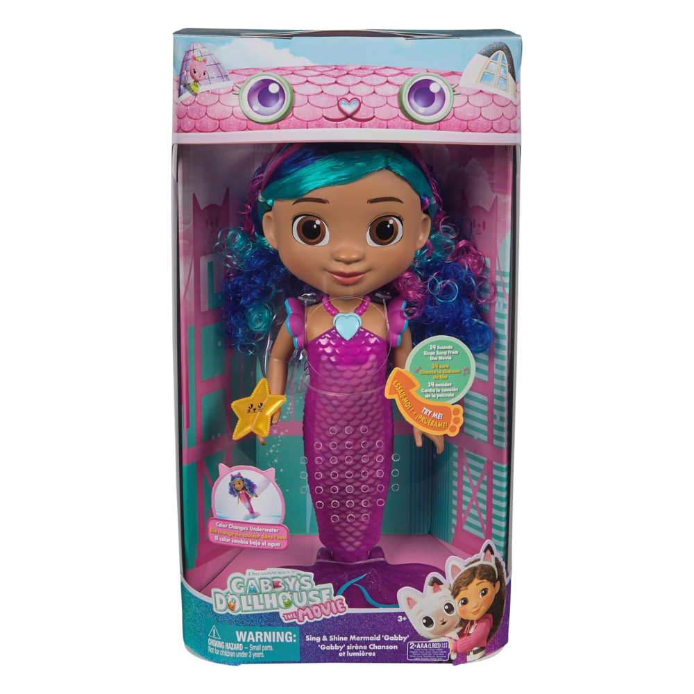 Muñeca Gabby Sirena 35cm Con Sonido Gabbys Dollhouse2