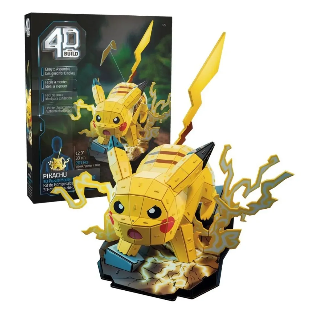 Rompecabezas 4D Build Pokémon Pikachu 201 pzas1