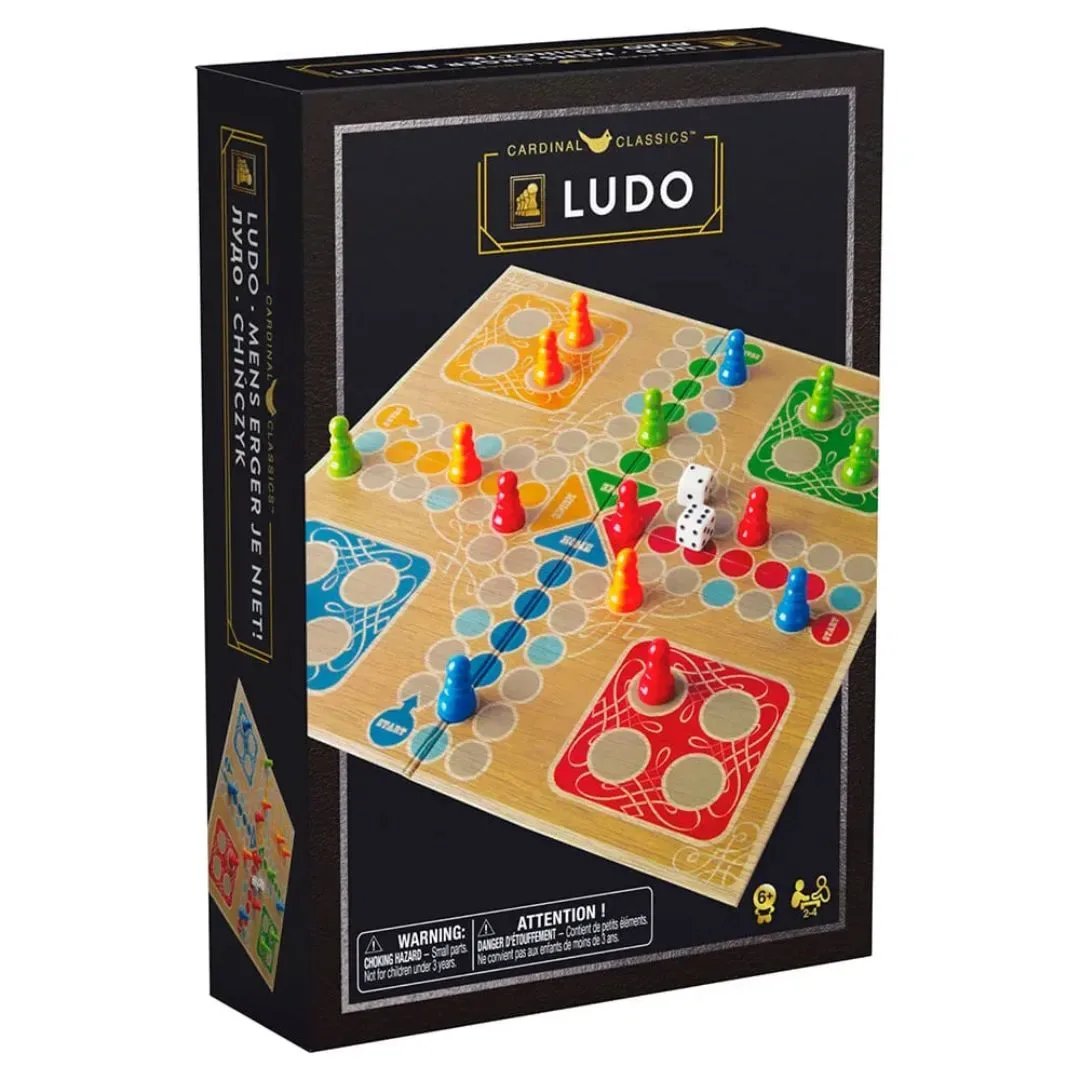 Juego de Mesa Ludo Cardinal Classics de Madera Multicolor3