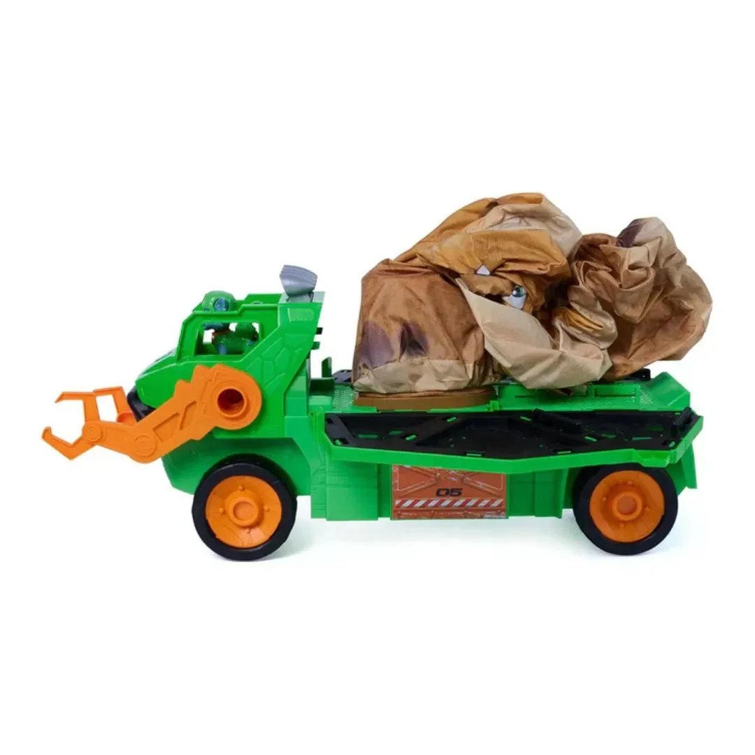 Paw Patrol The Dino Movie vehículo de Dinosaurio Megasaurus con Dinosaurio Inflable2