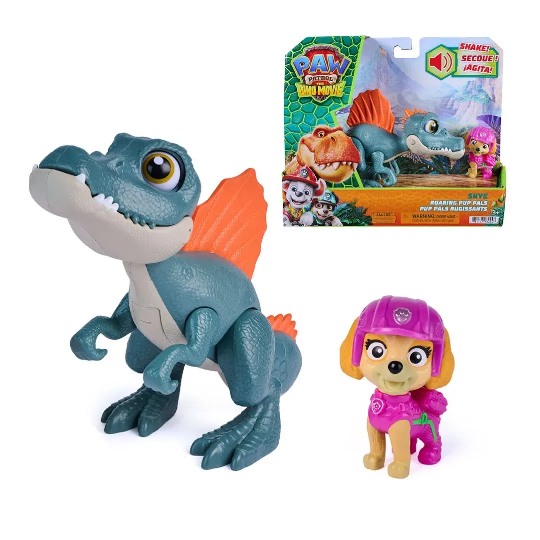 Paw Patrol - Dino la película - Figuras de cachorros rugientes con dinosaurio Surtido3