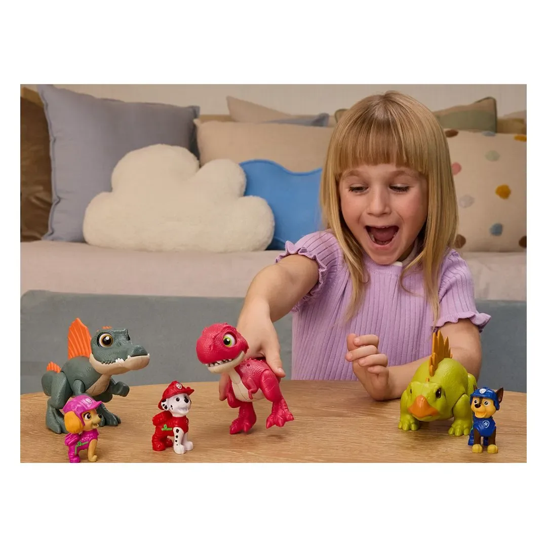 Paw Patrol - Dino la película - Figuras de cachorros rugientes con dinosaurio Surtido4