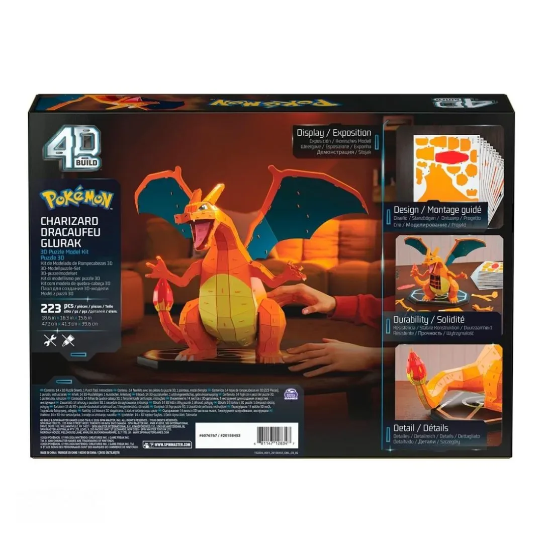 Rompecabezas 4D Build Pokémon Charizard 223 pzas5
