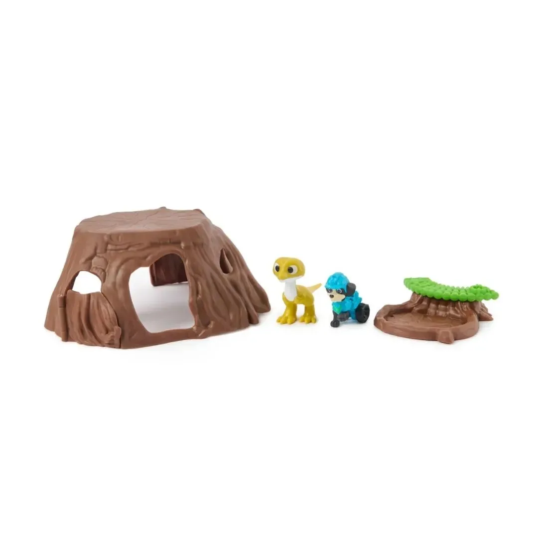 Mini Set Paw Patrol Dino Movie Casa del Árbol de Rex con Figuras1