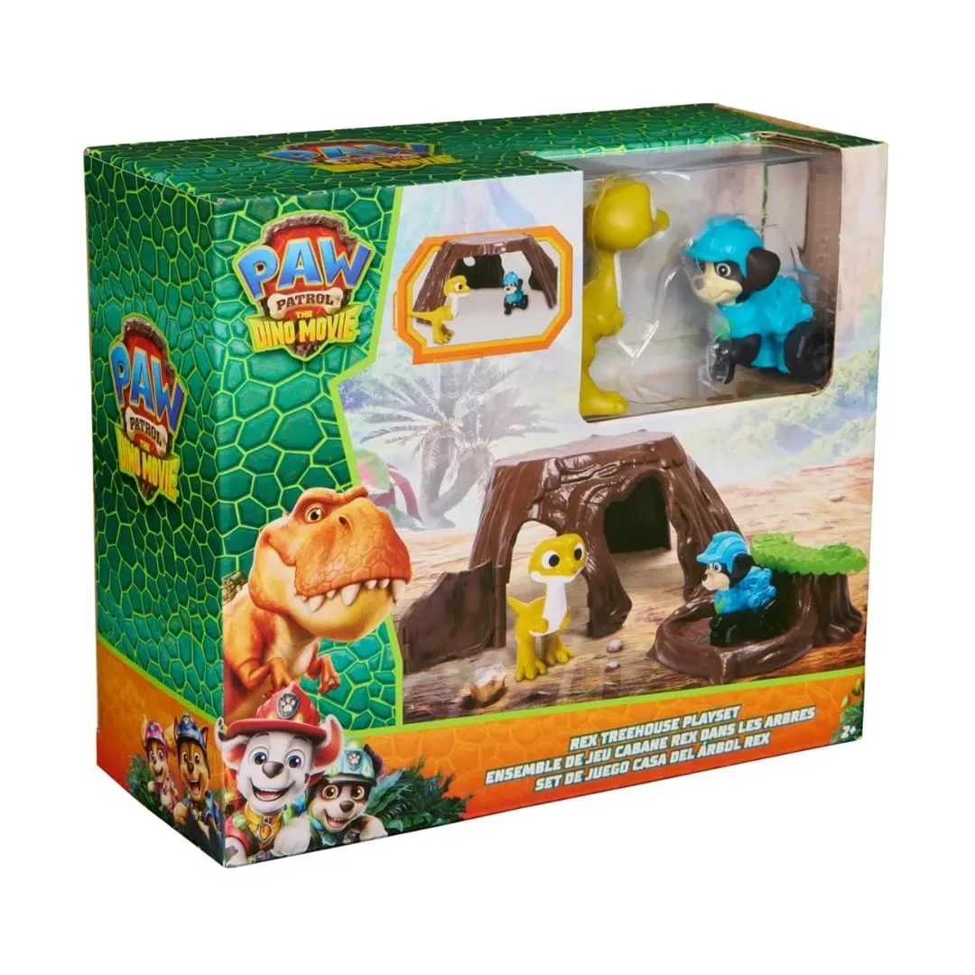 Mini Set Paw Patrol Dino Movie Casa del Árbol de Rex con Figuras5
