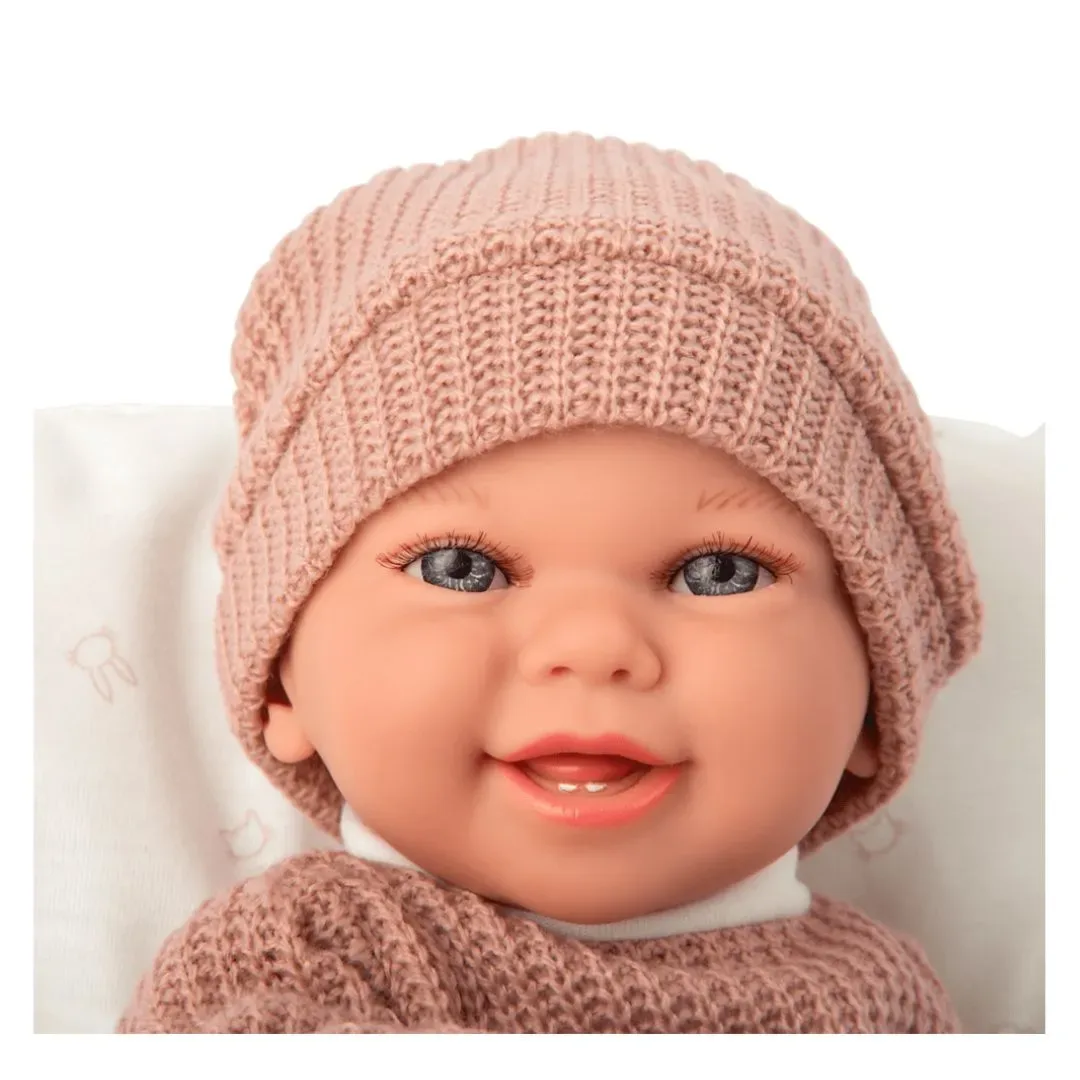 Muñeca Arias Elegance 35 cm con Peso, Cojín y Chupete5