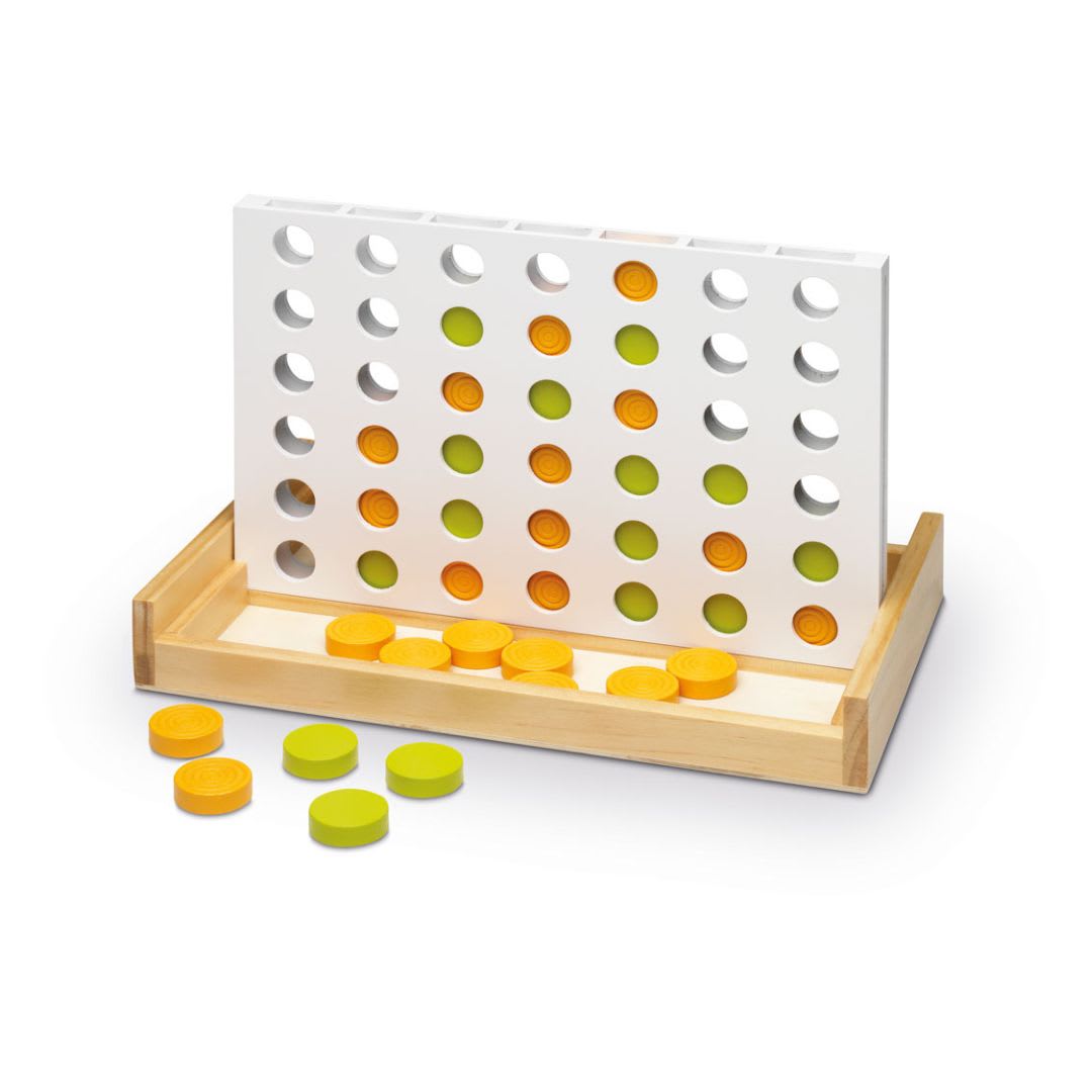 Juego de Mesa Cuatro En Linea De Madera -Cayro2