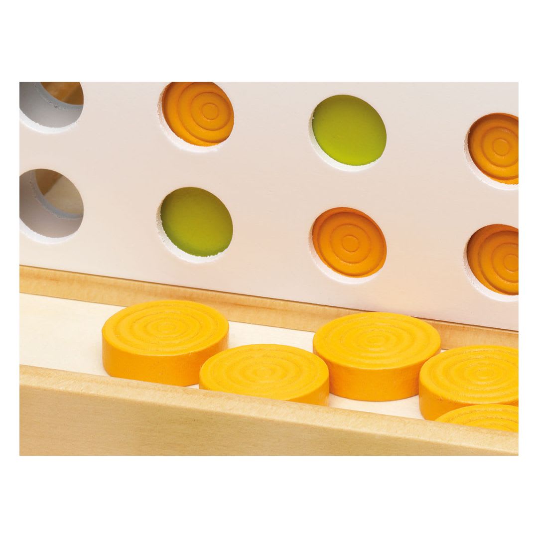 Juego de Mesa Cuatro En Linea De Madera -Cayro3