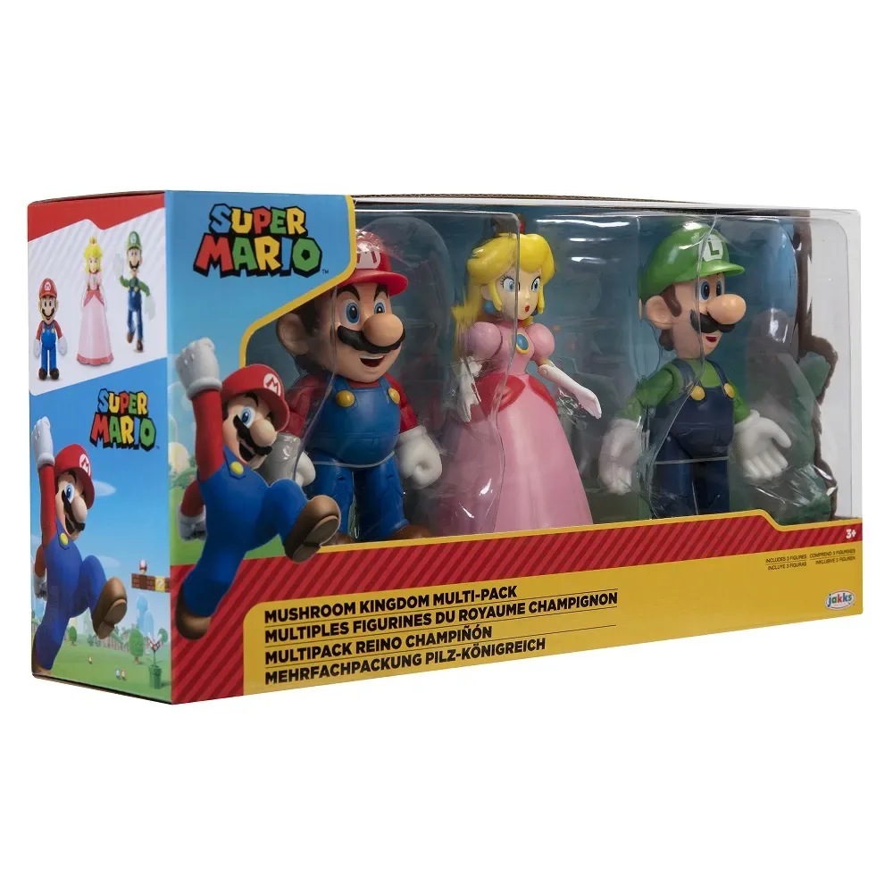Super Mario Multipack Reino Champiñon Mario Peach y Luigi3