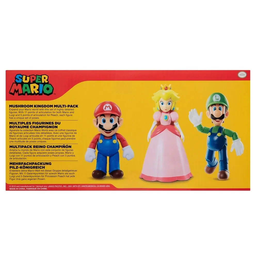 Super Mario Multipack Reino Champiñon Mario Peach y Luigi4