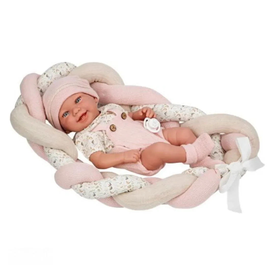 Muñeca Elegance 42Cm Zoe con Cojin - Rosa1