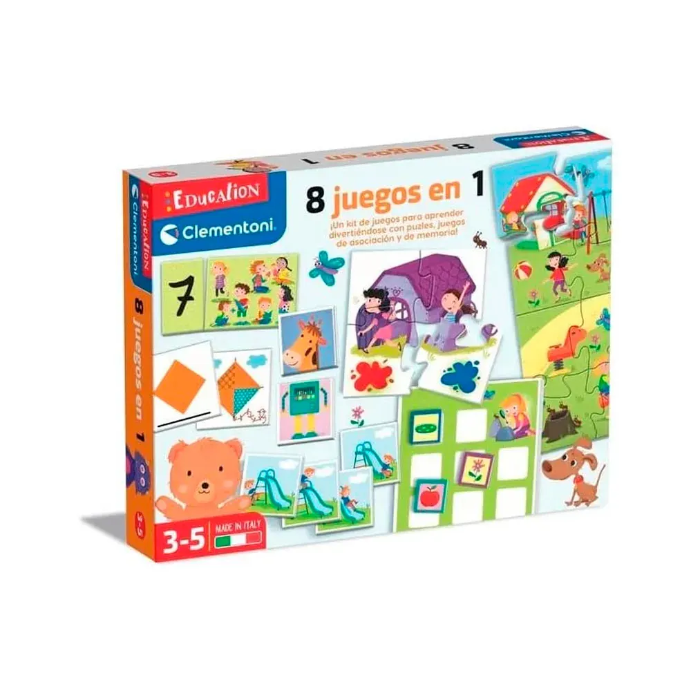 Kit de Juegos Educativos 8 en 12