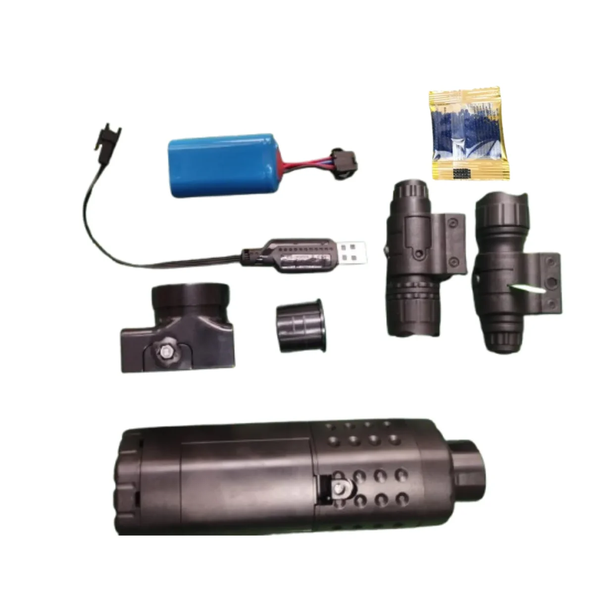 Pistola Hidrogel M416 con Luz y Humo1