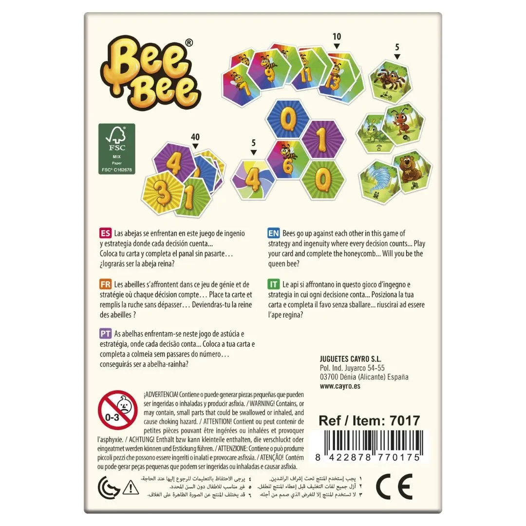 Juego de Mesa Infantil de Ingenio y Estrategia Bee Bee - Cayro2