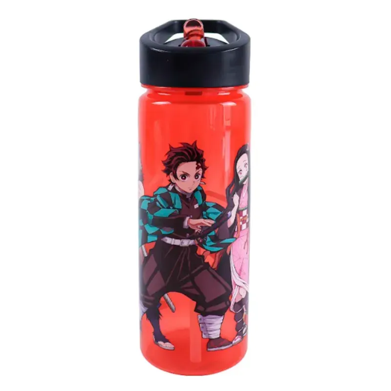 Tomatodo Scool PP con Caña 590ml Demon Slayer1