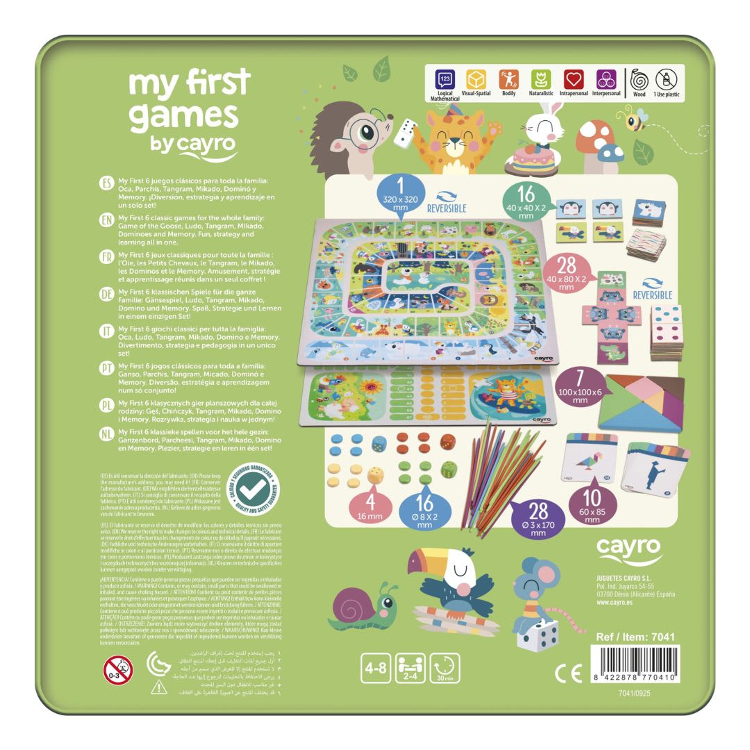 Set Clásico Mis Primeros 6 Juegos Infantiles - Cayro5