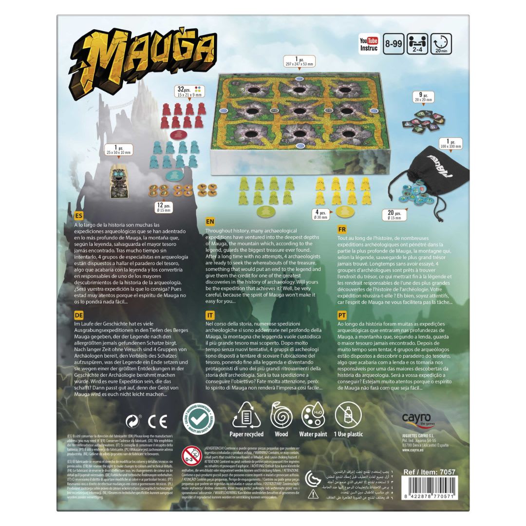 Juego de Mesa de Estrategia Mauga - Cayro7