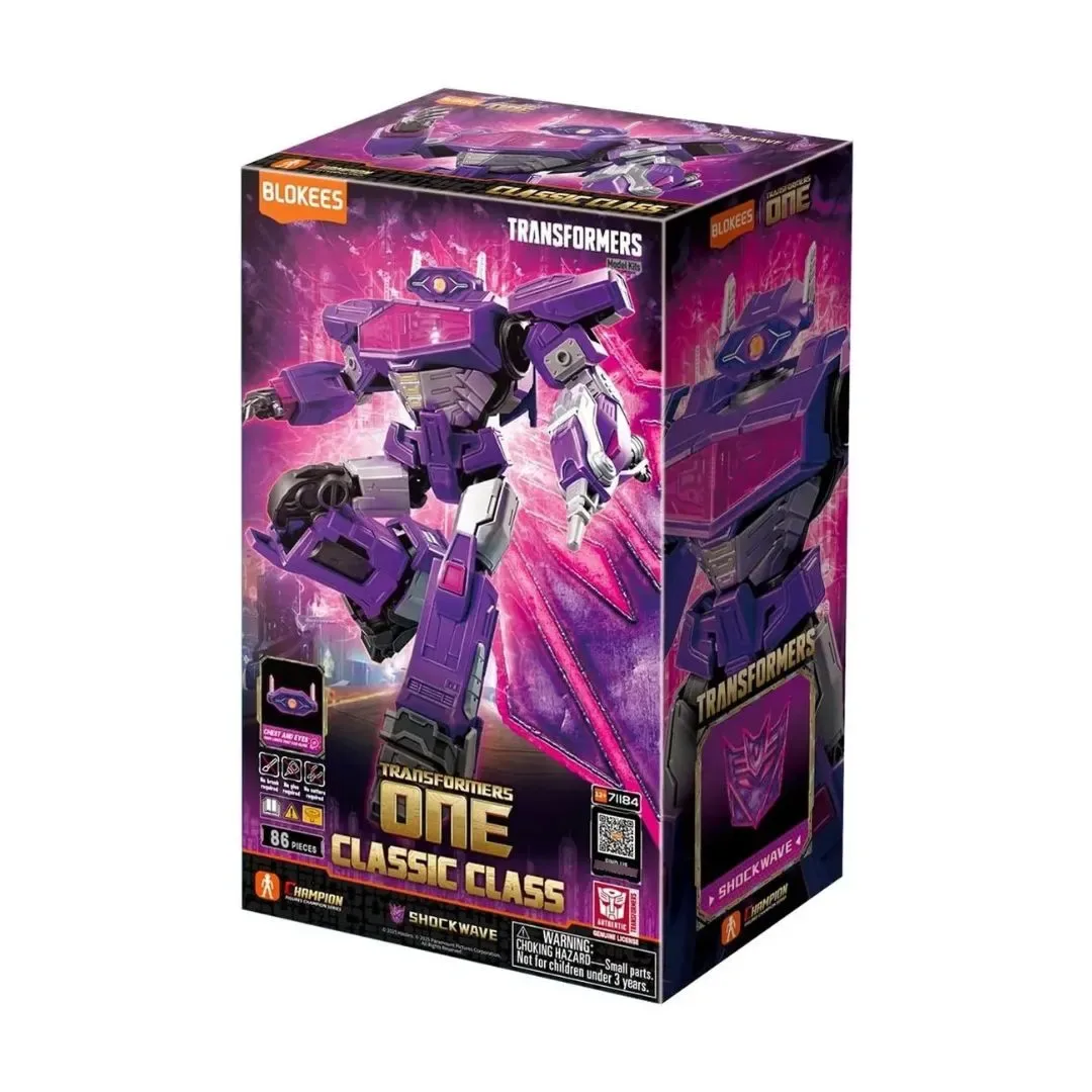 Blokees Transformers One Shockwave Class 18 Armable - 86 pzas3