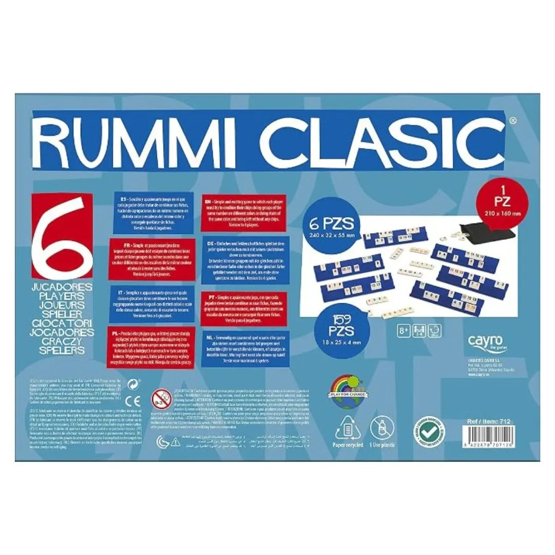 Rummi Classic Juego de Mesa para 6 Jugadores - Cayro2