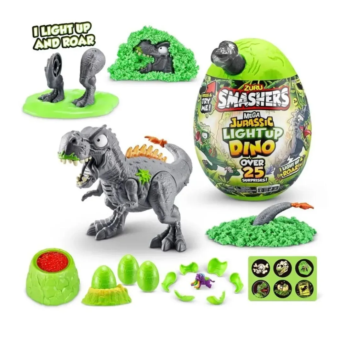 Smashers Mega Jurasicc Light Up Dino Surtido3
