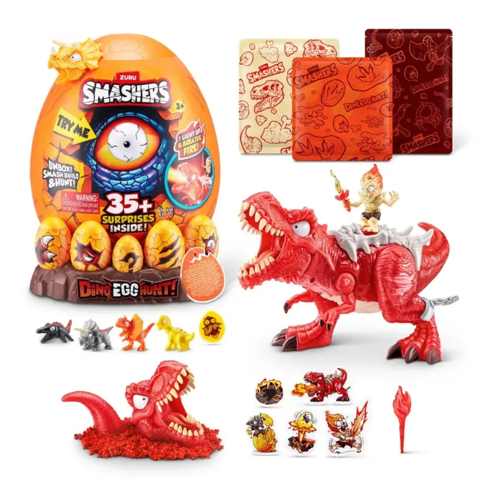 Smashers Caza De Huevo Dino Con Luces Y Sonido Surtido3