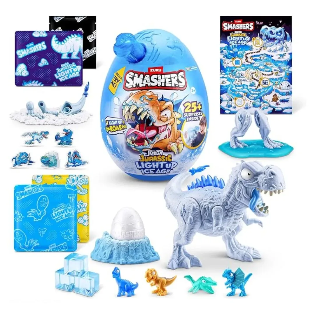 Dino Mega Smashers Edad De Hielo Luminoso Sorpresa5