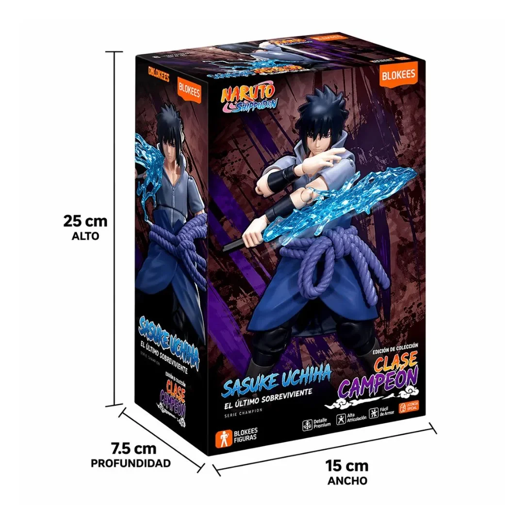 Blokees Naruto Champion Class: Sasuke Uchiha 80 pzas4