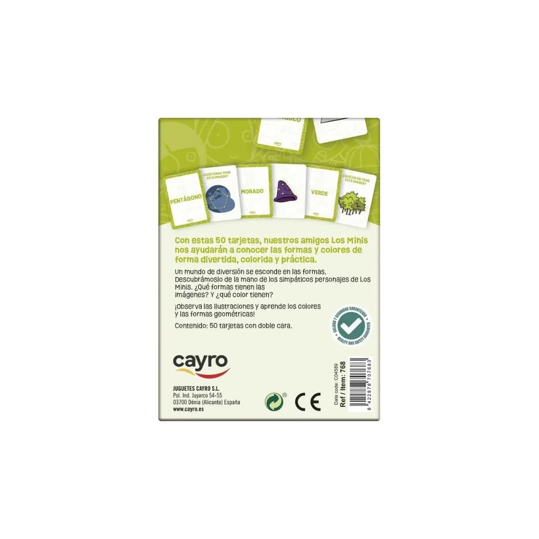 Formas y Colores Tarjetas de Estudio - Cayro3