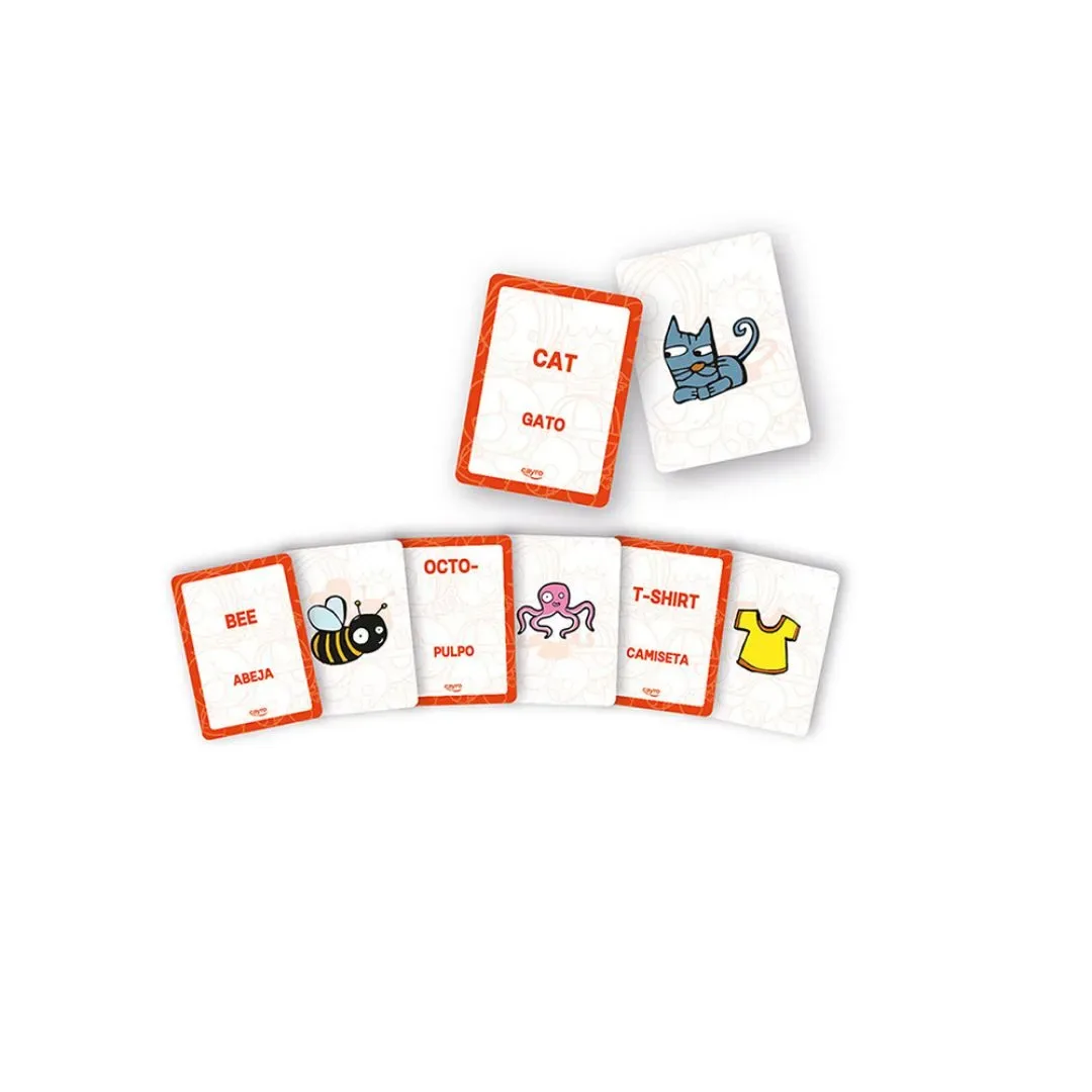 Mis primeras palabras en inglés Trajetas de estudio - Cayro2