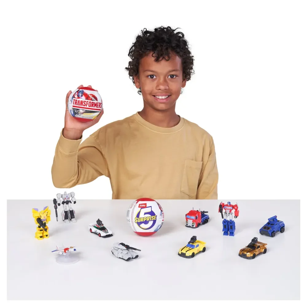 5 Surprise Capsula Sorpresa Mini Figura Transformers Serie 13