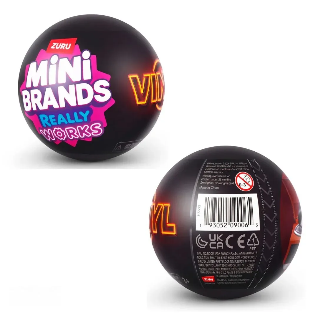 Mini Brands Cápsula Sorpresa Disco de Vinilo Surtido2