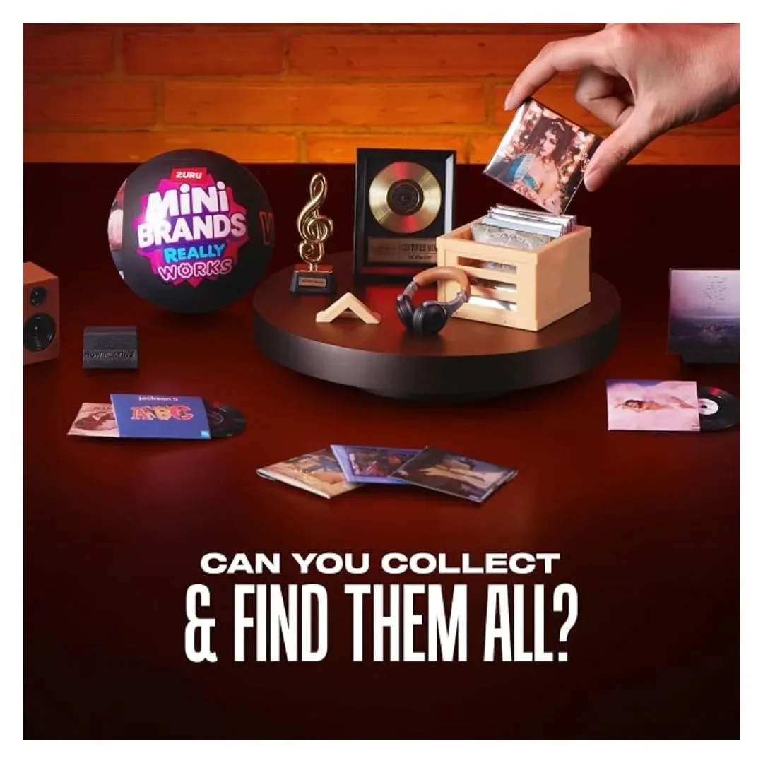 Mini Brands Cápsula Sorpresa Disco de Vinilo Surtido4