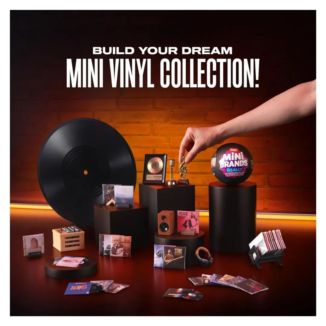 Mini Brands Cápsula Sorpresa Disco de Vinilo Surtido5