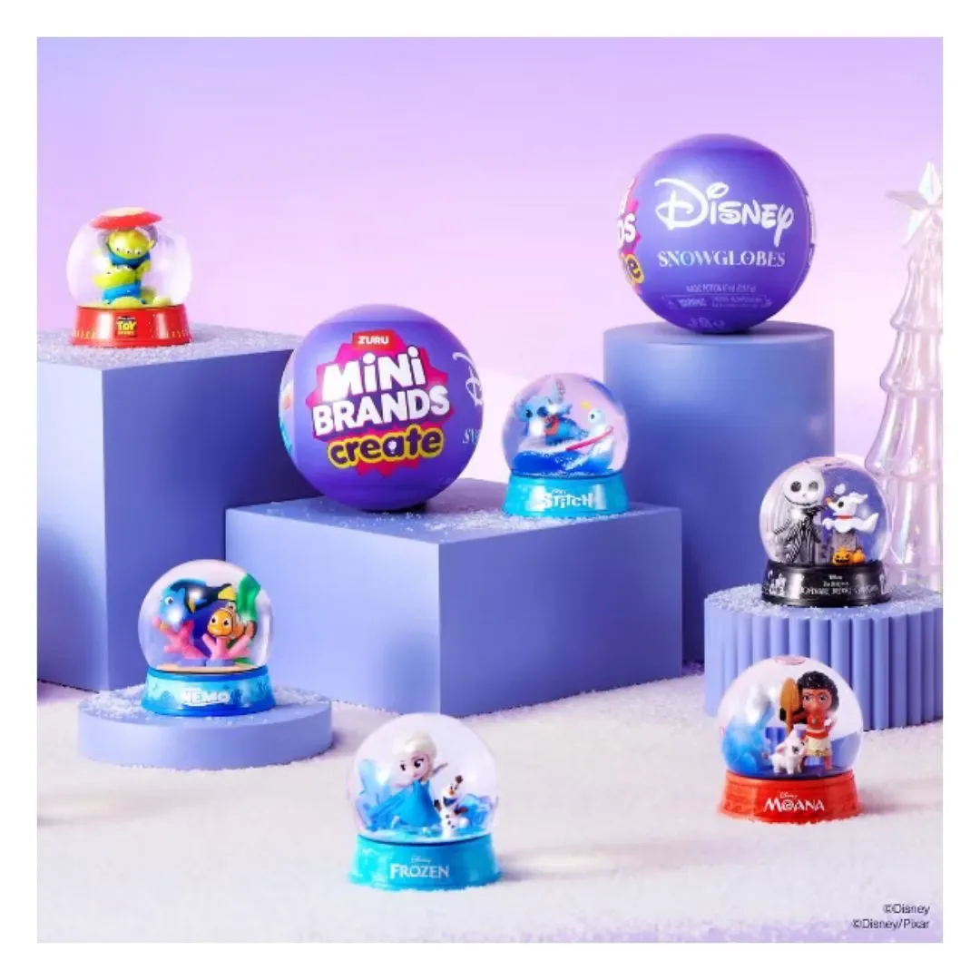 Mini Brands Mini Bola de Nieve Disney Cápsula Surtido2