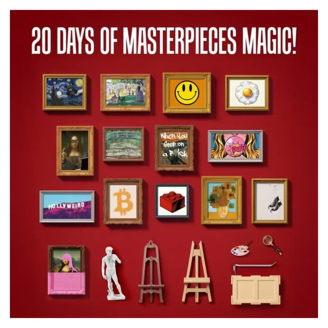 Calendario de Adviento Mini Brands Obras de Arte con 20 Sorpresas1