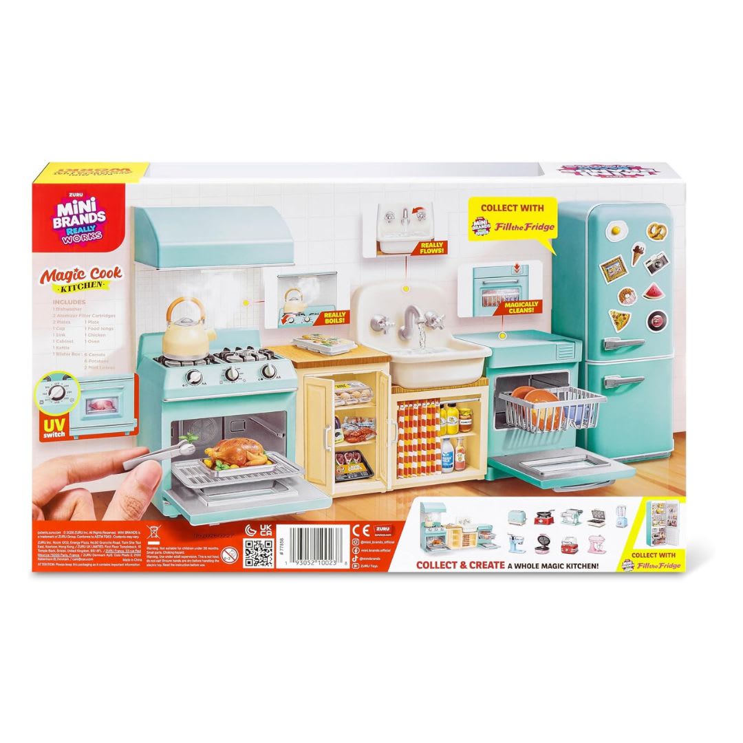 Mini Brands Magic Cook Kitchen Playset: la mini-cocina de ZURU que cocina de verdad9