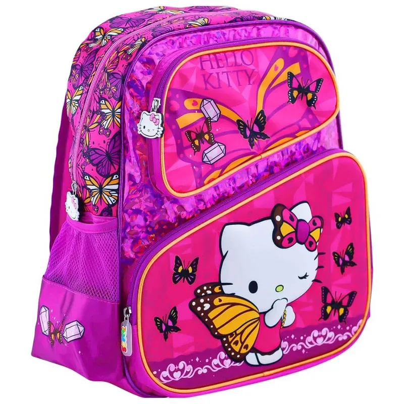 Set Scool Magic Mochila Lonchera Cartuchera Hello Kitty1
