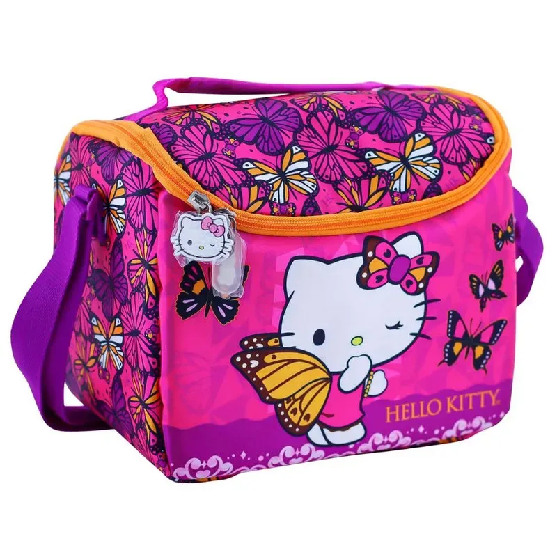 Set Scool Magic Mochila Lonchera Cartuchera Hello Kitty4