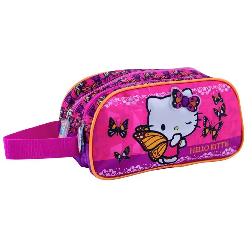 Set Scool Magic Mochila Lonchera Cartuchera Hello Kitty5